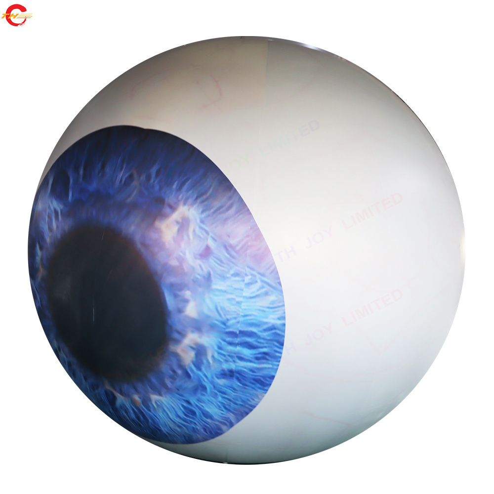 Giant 4m 5m Airtight Outdoor Event Highlight Inflatable Eyeball Balloon Halloween Decor Home School Shopping Mall Free Air