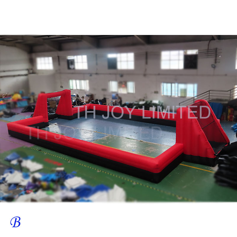 Free Shipping! 15x8m  Outdoor Giant Inflatable Football Pitch Soccer Field Inflatable Football Field For Rental