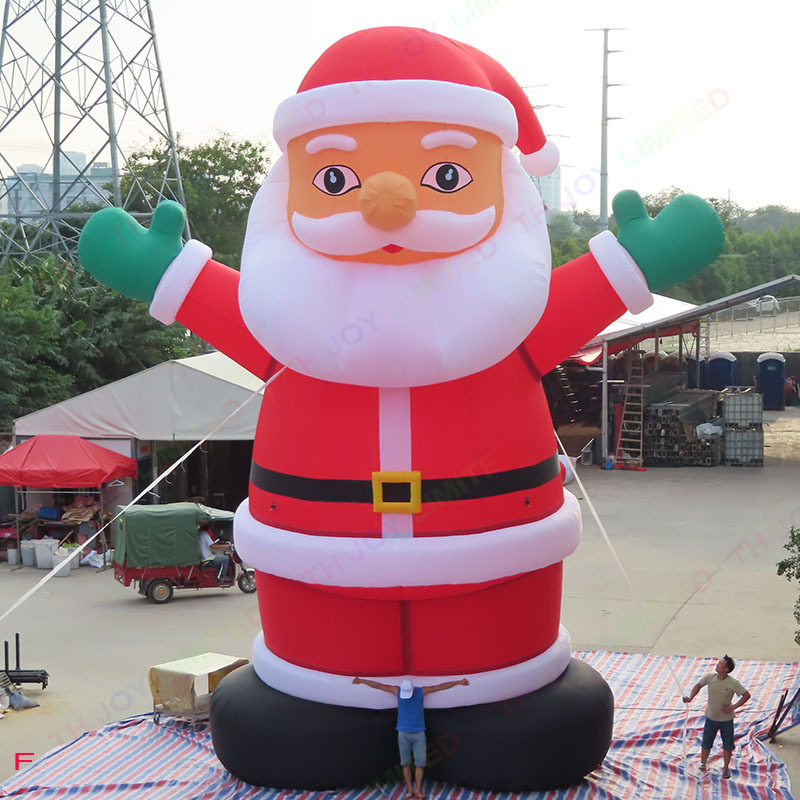 Free Air Shipping 10m 33ft Tall Outdoor Giant Inflatable Santa Claus for Christmas Decoration