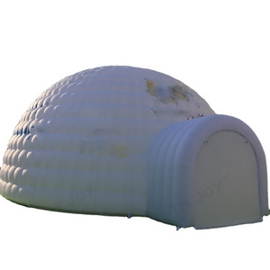 Giant Igloo Tent Dia 10m Outdoor Commercial Activity Exhibition Event Party Led White Huge Inflatable Dome Tent For Rental