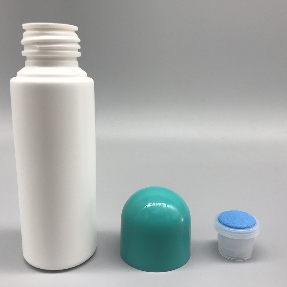 CE plastic unique HDPE 80ML sponge  applicator dauber bingo bottle with child pigment