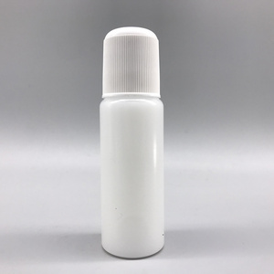 Professional Empty HDPE LDPE plastic 30ml 50ml balsam glue stick sponge applicatoraging bottle with lids