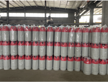 10KG/24.5L  Portable Movable  LPG Plastic Liner Glass composite gas  cylinder for LPG