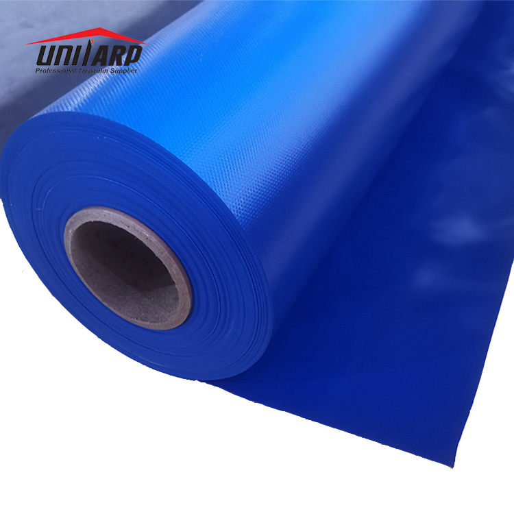 Heavy Duty 18oz vinyl coated polyester PVC Coil Tarp,1000D*1000D PVC Canvas Roll Fabric Coil Bag Truck Tarp with Chain Holes