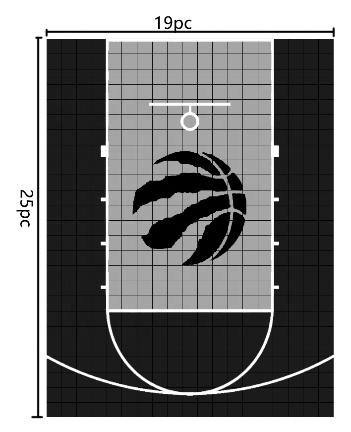 various colors 20x20 feet backyard basketball court surfaces with Jordan logo on it from China cleaning artifical