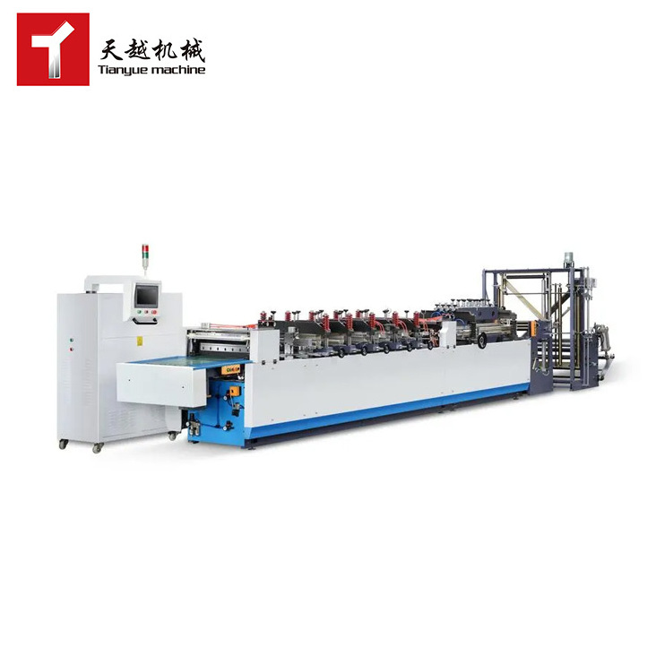 TIANYUE fully automatic new high speed shopping t shirt plastic bag making machine manufacturer price