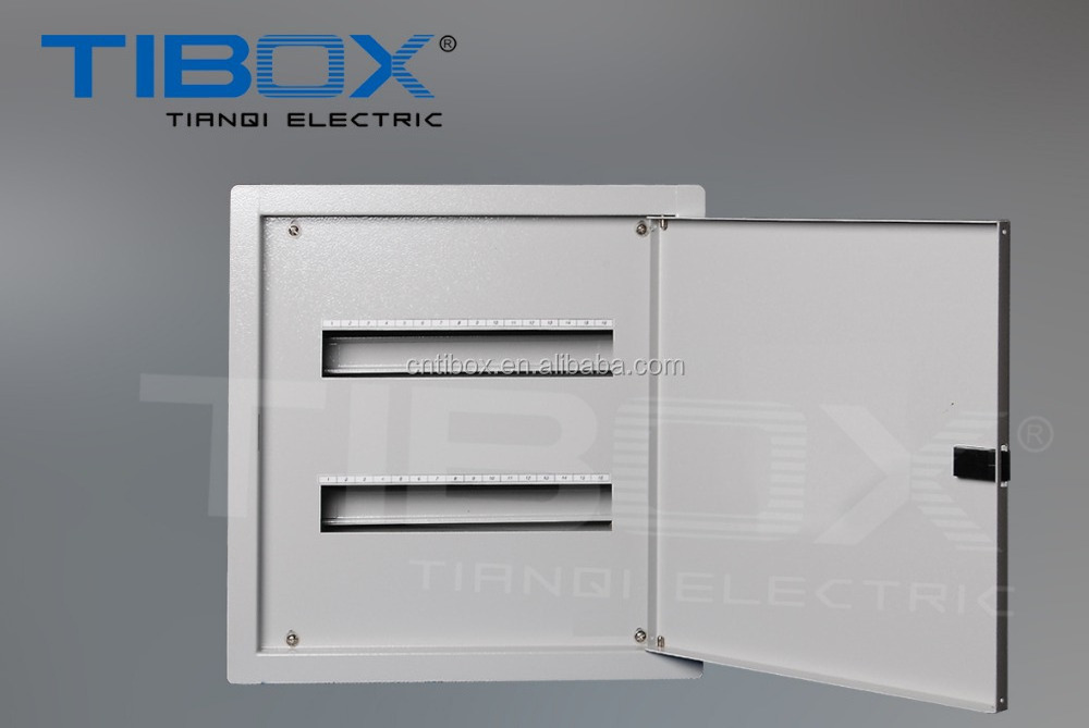 TIBOX metal Flush surface mounting MCB Modular distribution box board