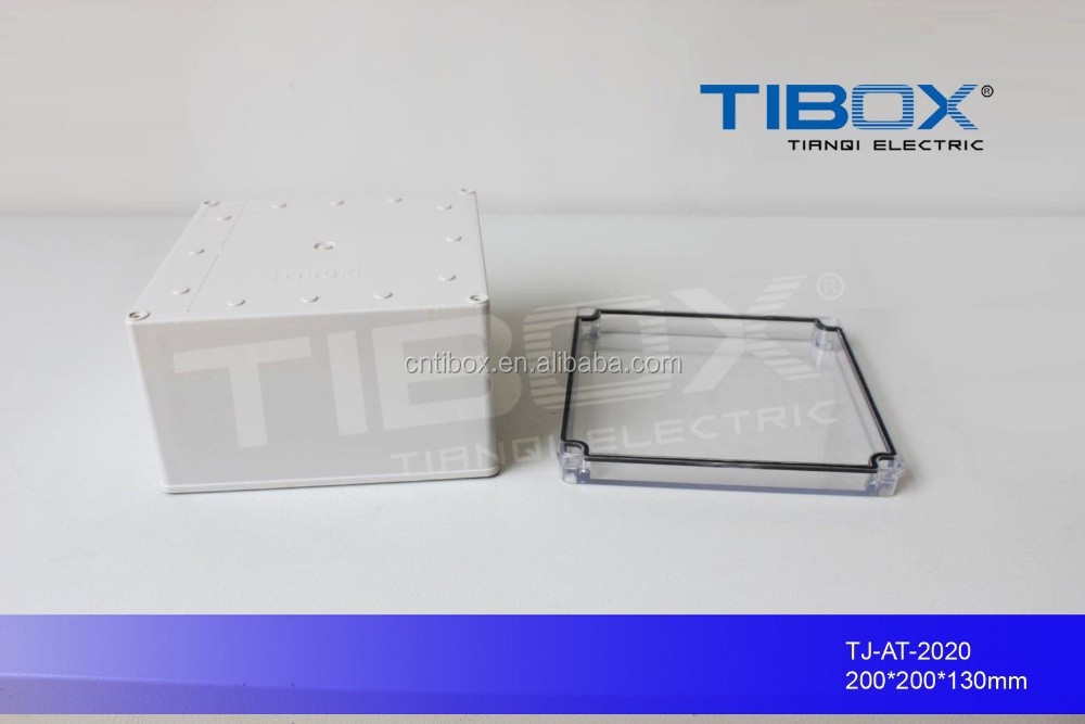 TIBOX hot sale high quality Transparent switch box plastic switch socket box 200X200X130mm