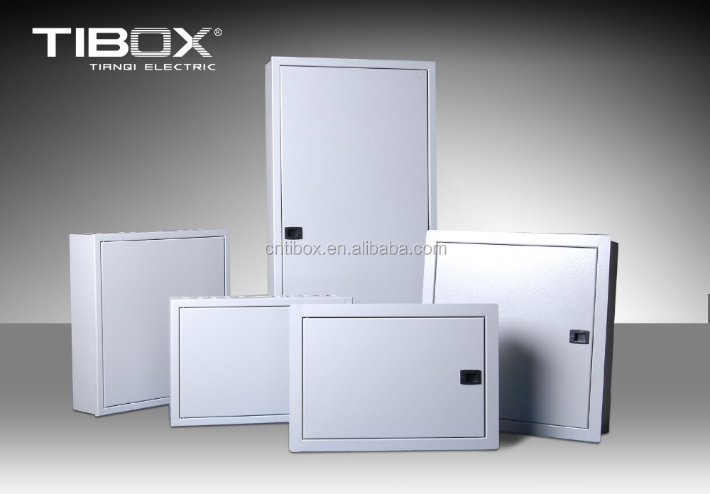 TIBOX metal Din-rail mounting type Distribution box Modular Enclosures electrical control panel box