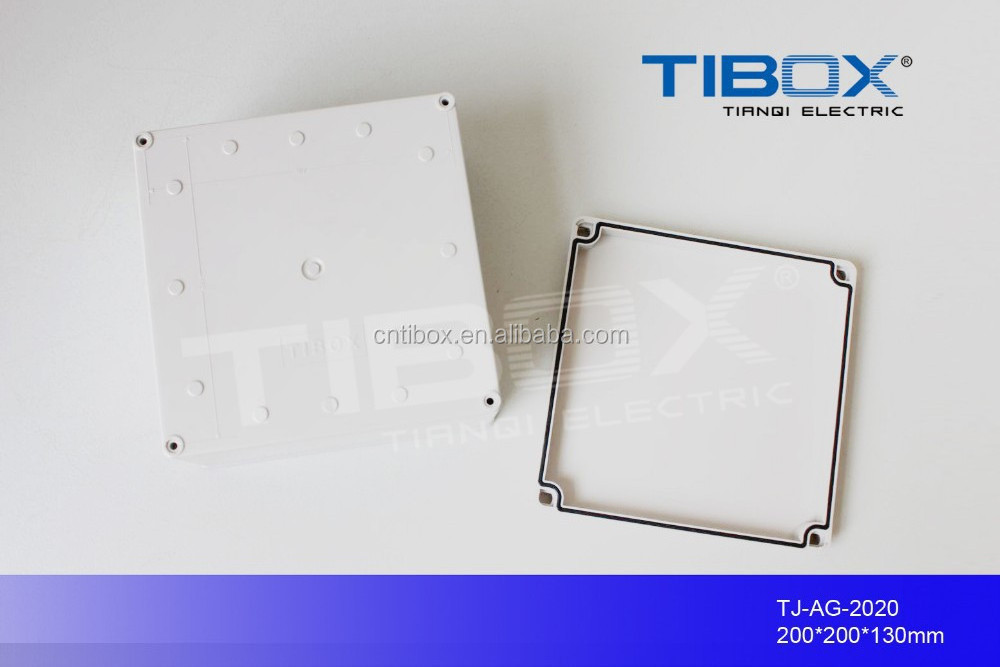 TIBOX hot sale high quality Transparent switch box plastic switch socket box 200X200X130mm