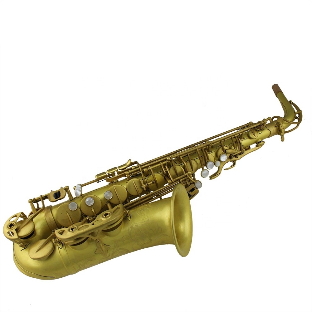 Professional/Classic structure/Yellow shell color/Unlacquer/Alto Saxophone for Jazzman