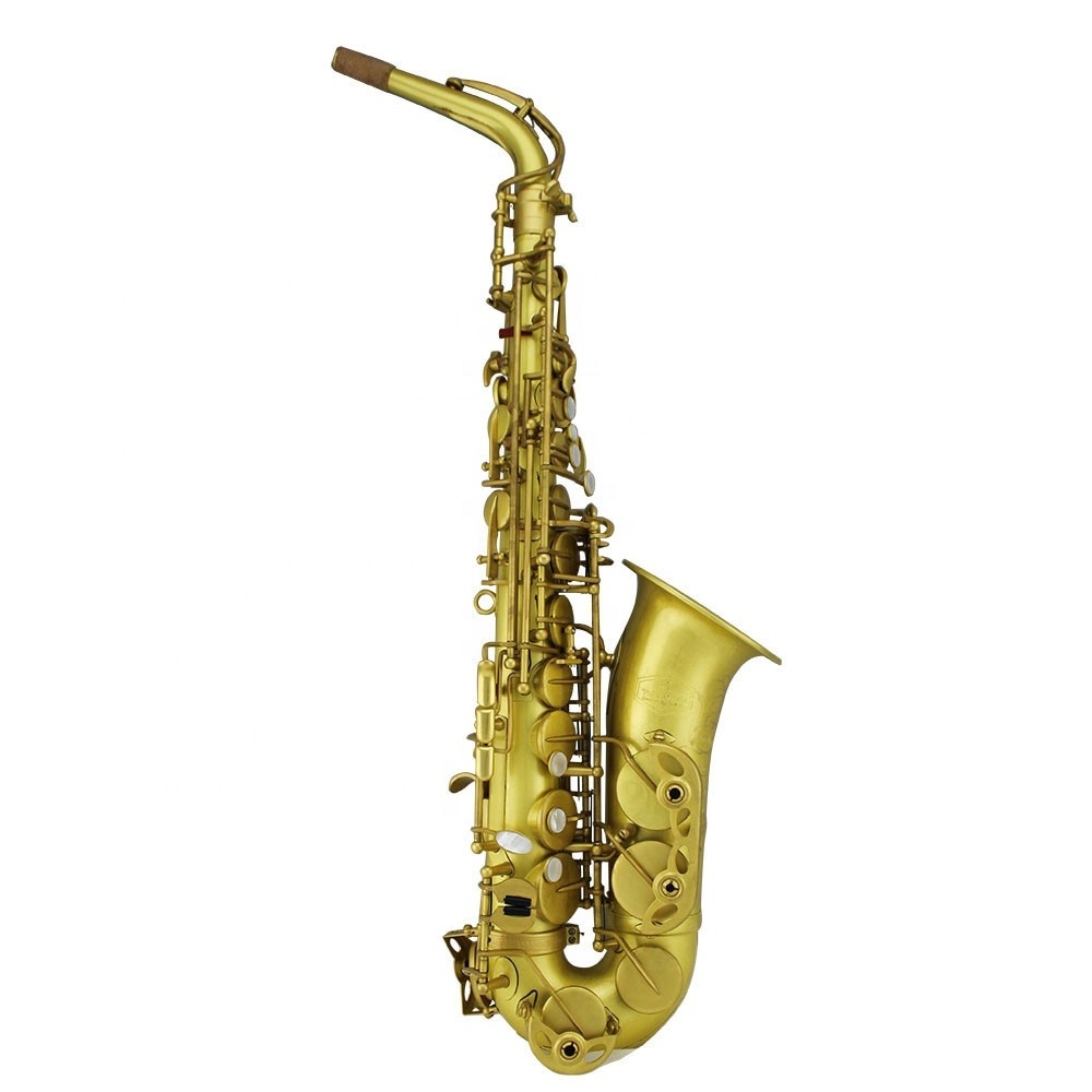 Professional/Classic structure/Yellow shell color/Unlacquer/Alto Saxophone for Jazzman