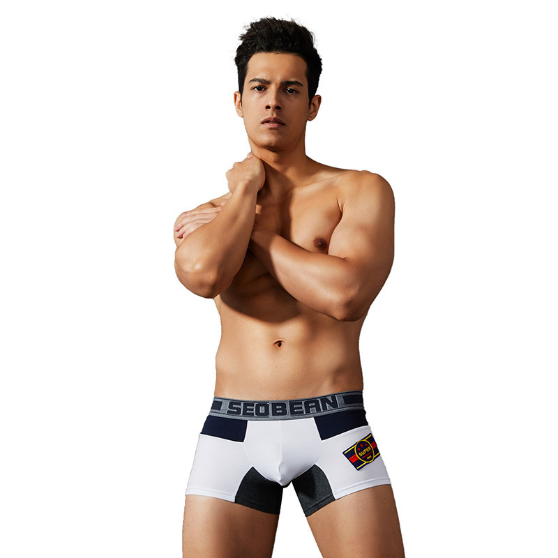 Men's seamless underwear cotton men boxer shorts underwear