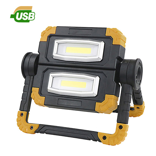 Multifunction 700LM Foldable Outdoor Hand Lamp Portable Flood Lights Spotlight 20W COB LED Work Light For Hunting Camping