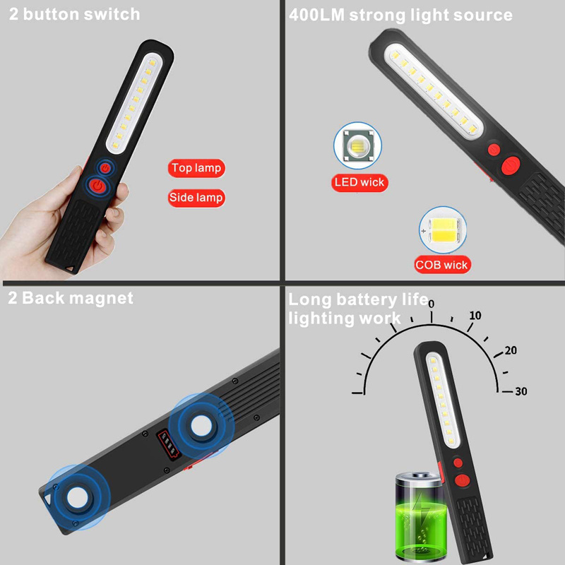 Handheld Work Light Battery Powered Portable LED Working Light