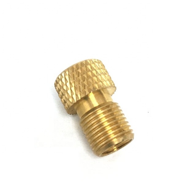 Brass bike bicycle presta to Schrader Converter Tire valve adapter