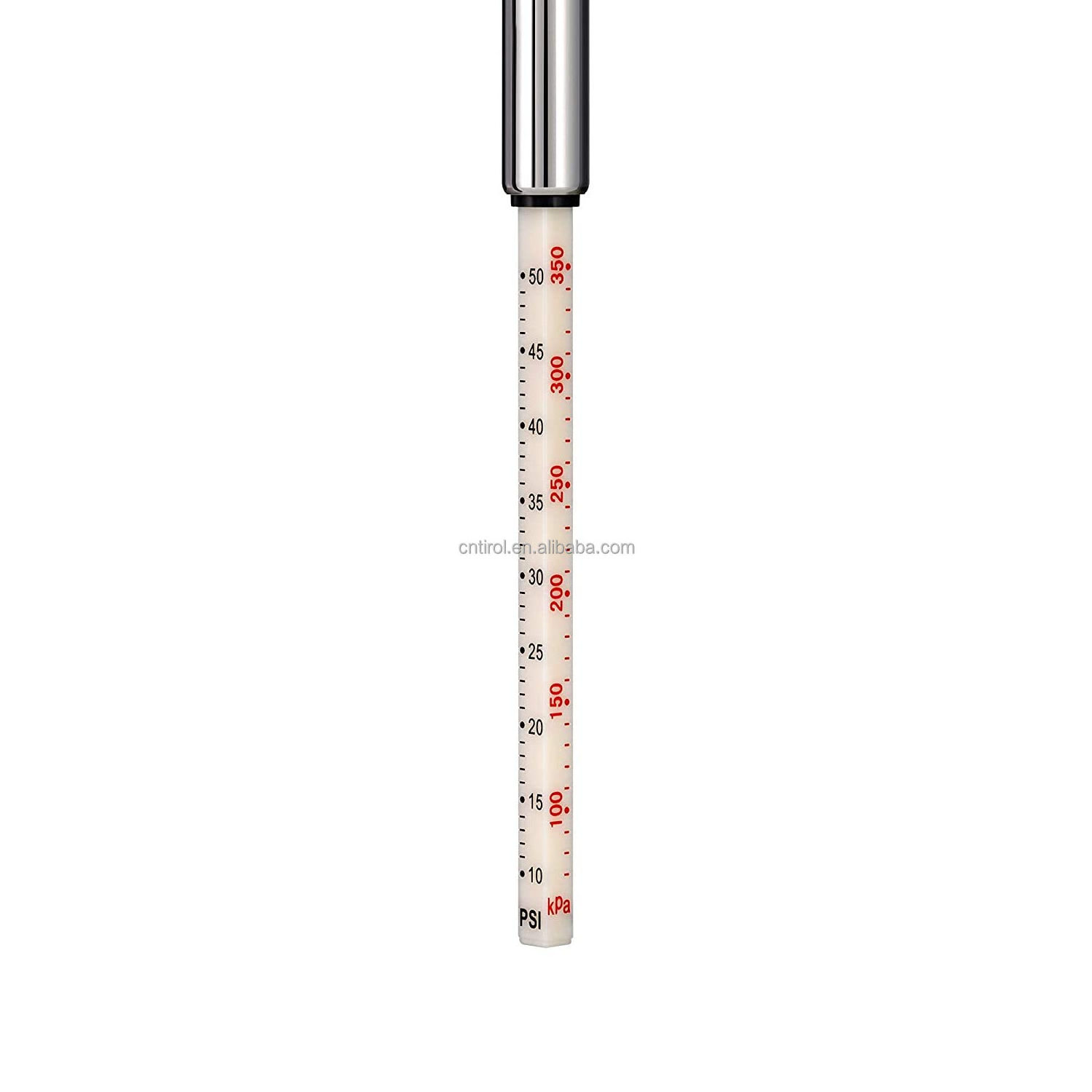 TIROL Custom POP-OUT Heavy-Duty Chrome Metal Head  Stainless Pencil Truck Car Tire Pressure Gauge