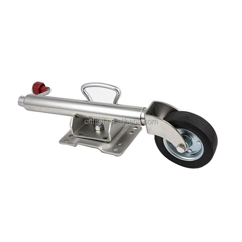 TIROL OEM Australian 6 Inches Wheels 570MM Heavy Duty Swivel Boat RV Hand Trailer Stabilizer Jack with Dual Wheels