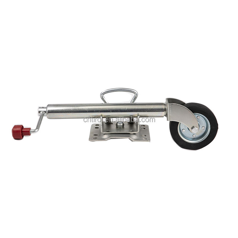 TIROL OEM Australian 6 Inches Wheels 570MM Heavy Duty Swivel Boat RV Hand Trailer Stabilizer Jack with Dual Wheels