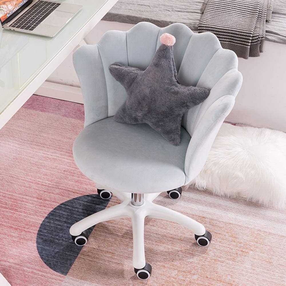 Factory Price wholesale Unique design lovely style direct sales at the lowest price flower 360 swivel velvet home office chair