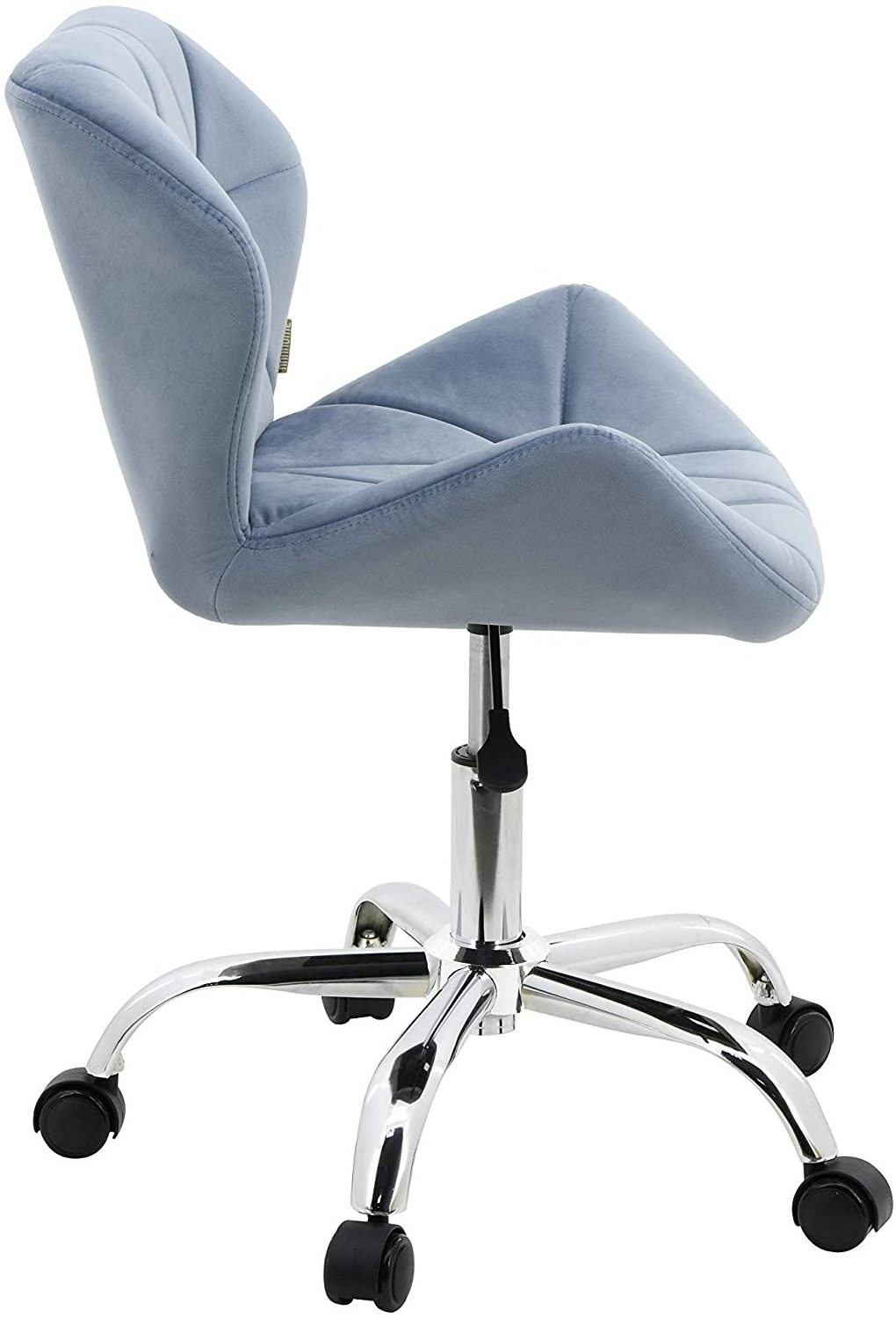 Factory Price wholesale simple accent chair wheel base comfortable 360 swivel pink gray blue black white relax home office chair