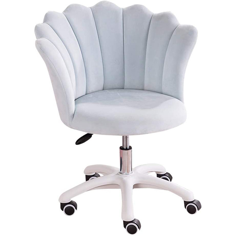 Factory Price wholesale Unique design lovely style direct sales at the lowest price flower 360 swivel velvet home office chair