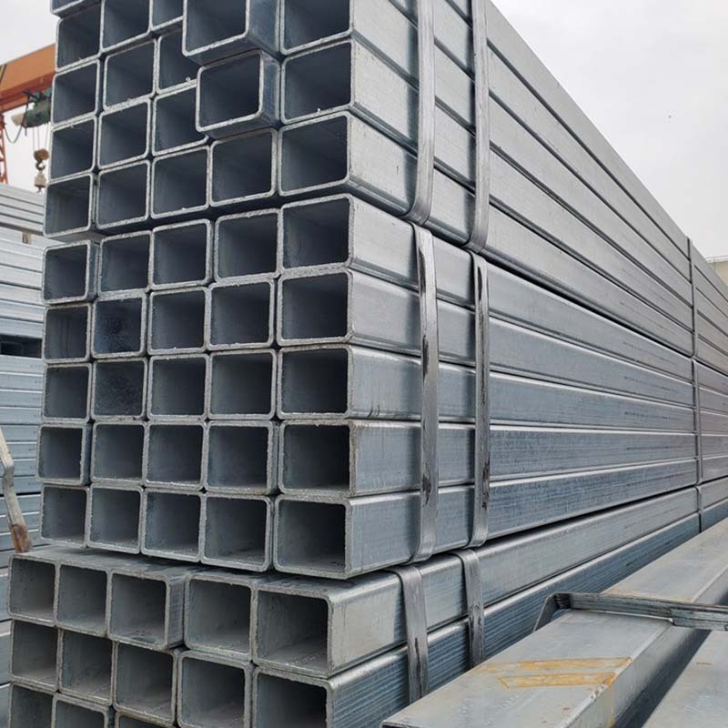 2x2 Galvanized Hollow Section 14 Gauge Tubing Tubular Iron Square Steel Pipes Tube For Shelter Structure