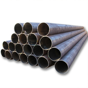 mild steel annealed black iron round pipe / tube extruded steel tube , black round tube