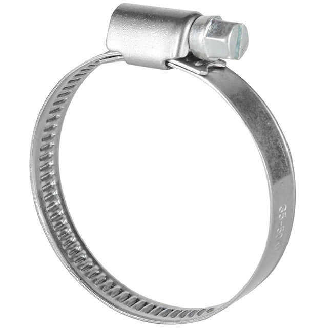 High quality 304 stainless steel slotted screw interlock design hose clamp