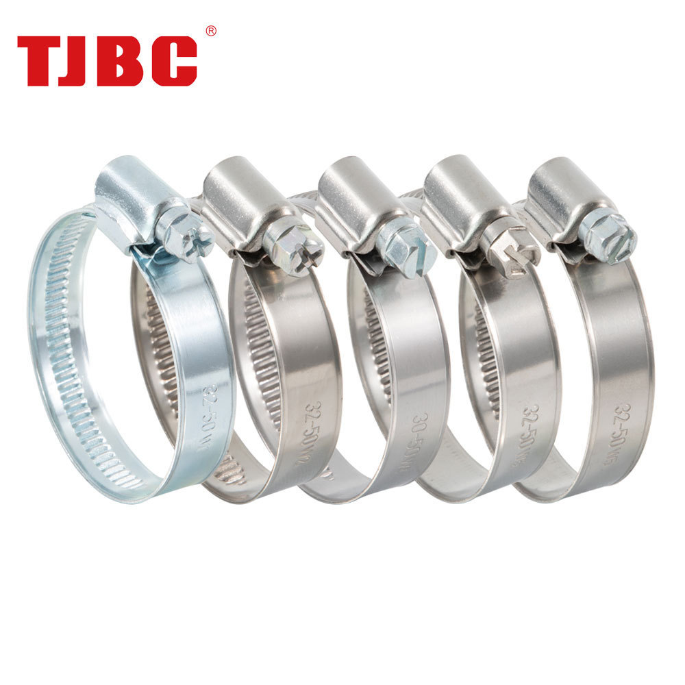 12mm bandwidth adjustable german type hose clamp and worm clamp