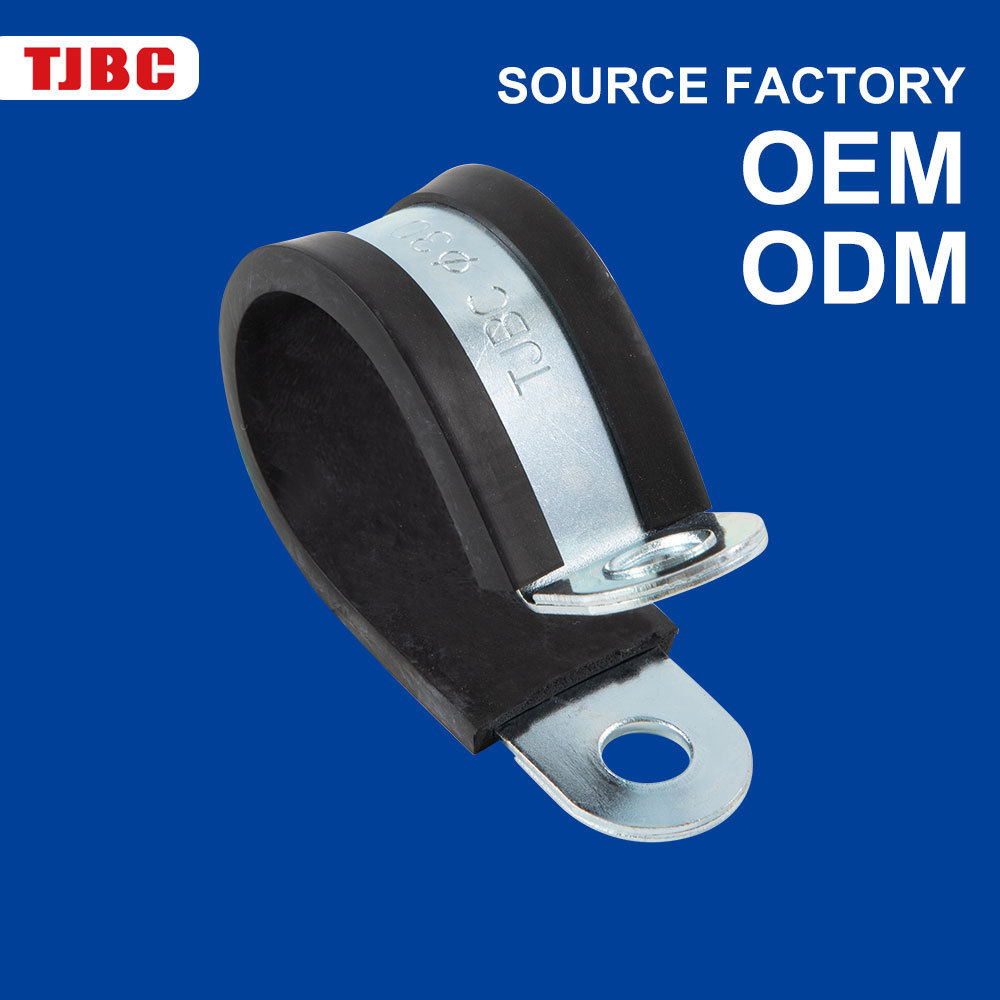 Insulation Epdm Rubber R Hose Clamp for Harness Fastening