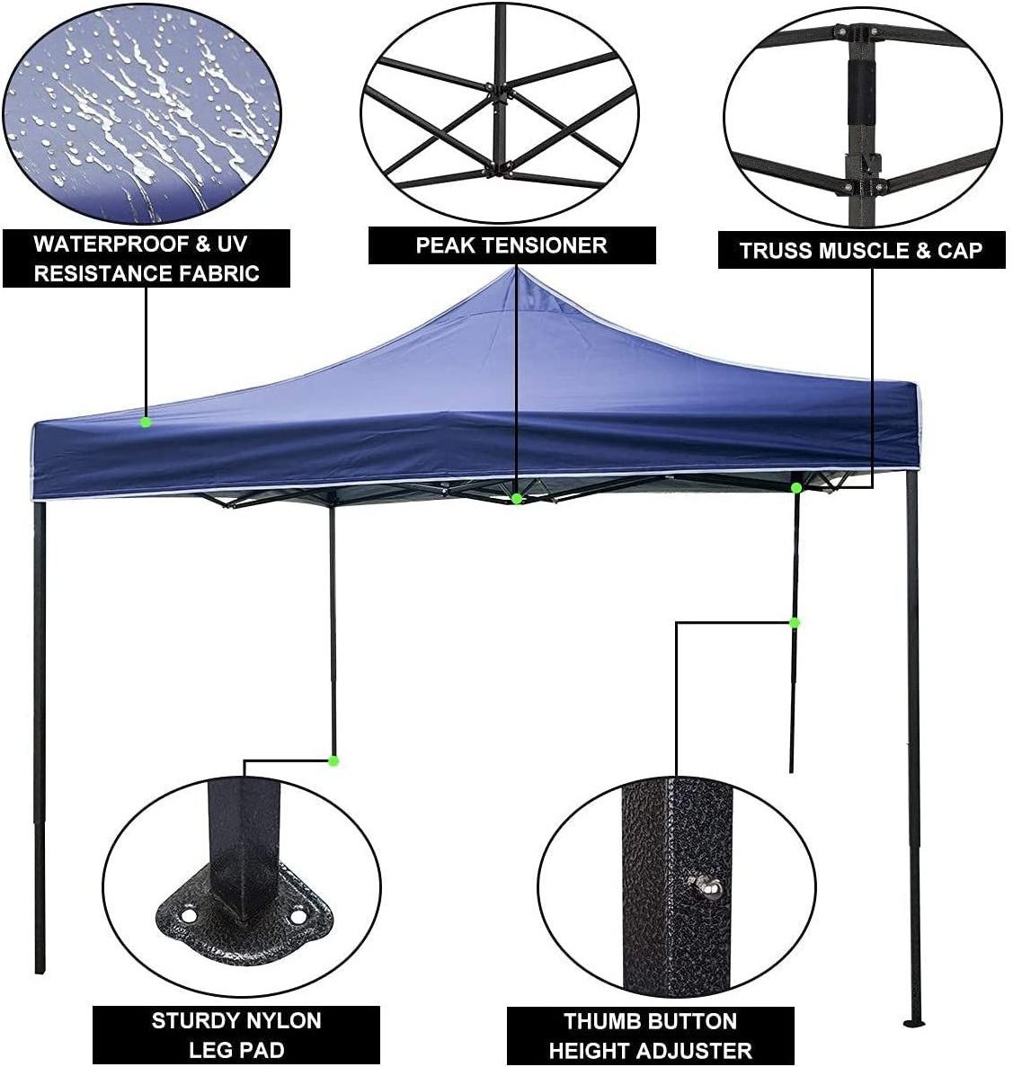 steel frame market promotion expo canopy trade show display 10x10 inflatable trade show tents indoor with window gazebo