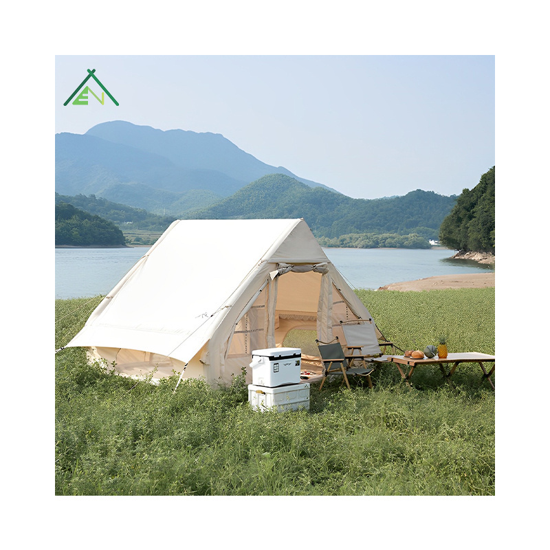 canvas yurt bubble construction air camping outdoor vance decontamination glamping inflatable tent