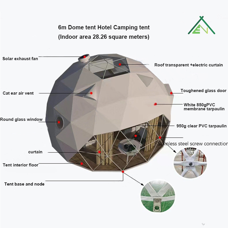 white clear half dome storage tent 20ft 40ft 70ft fabric container tent shelter dome with stove jack with pool outdoor