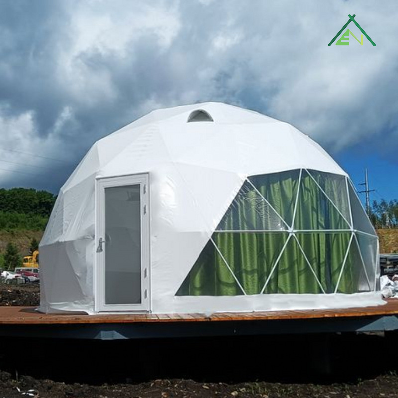 white clear half dome storage tent 20ft 40ft 70ft fabric container tent shelter dome with stove jack with pool outdoor