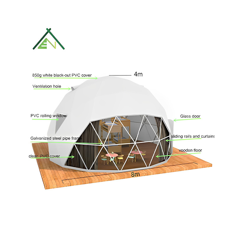 camptown big half sphere 20ft diameter instant canopy solar glass large restaurant astronomy dome tent for office