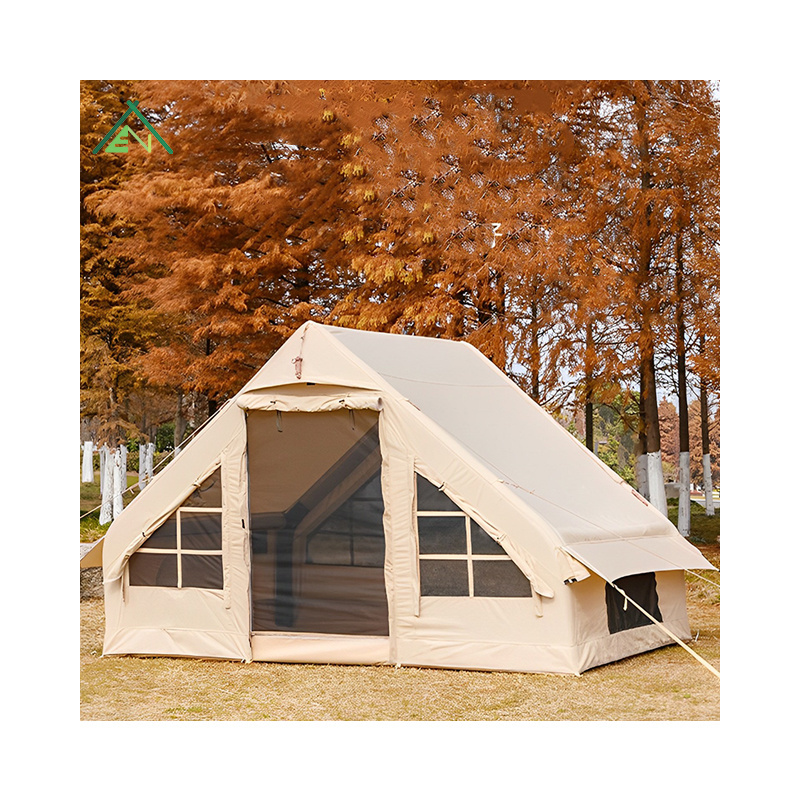 customized outdoor inflatable tent oxford cloth automatic tent