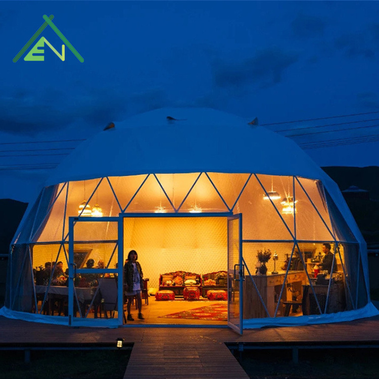 white clear half dome storage tent 20ft 40ft 70ft fabric container tent shelter dome with stove jack with pool outdoor