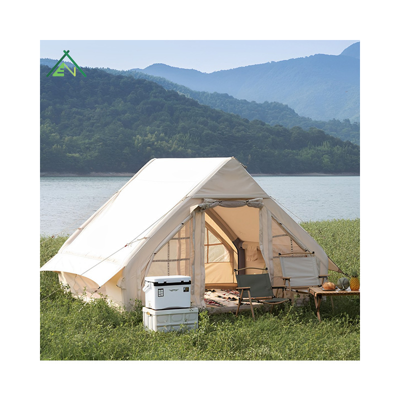 customized outdoor inflatable tent oxford cloth automatic tent