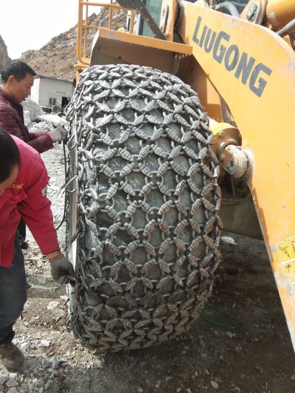 skidder tire chains tractor snow chain