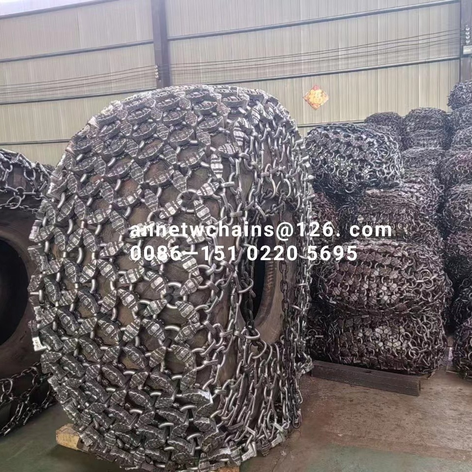 30.5L-32 30.5LR32 2100-25 20.5/70-16 1200-16.5 Tractor Tyre Chains Snow Chain