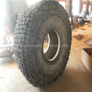 Hot sale tyre protection chains/heavy equipment tyre chain/tractor snow chain for Used Wheel Loader