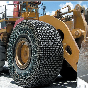 heavy mining truck tyre protection chain for 20.5-25strengthen tyre