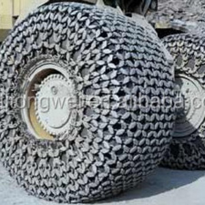 Heavy Equipment Excavator/Dozer Steel Tyre protection chain/heavy mining tire chains