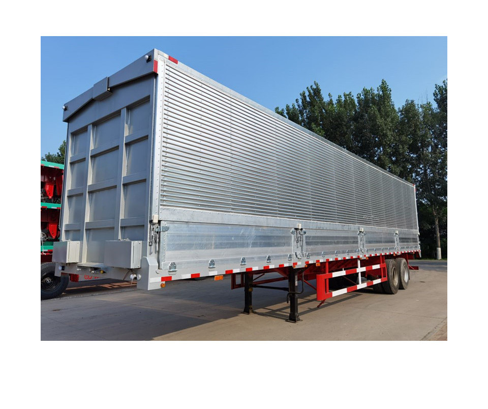 New Chinese Design Wing Span Trailer Made In China Cheap 40 Feet 3 Max Quantity Painting Steel Plate Dimensions Ccc