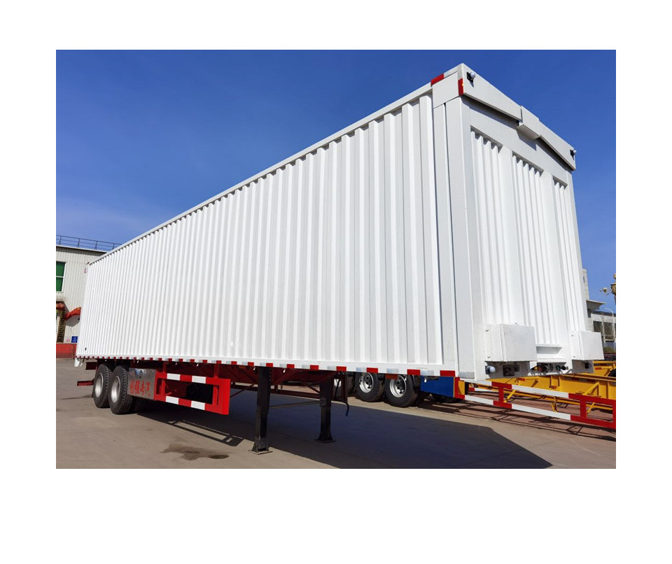 New Chinese Design Wing Span Trailer Made In China Cheap 40 Feet 3 Max Quantity Painting Steel Plate Dimensions Ccc