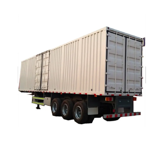 TIA Tri Axles van type enclosed Box Tarpaulin Roller Shutters 45 53 ton Curtain Side closed Truck Semi Trailer