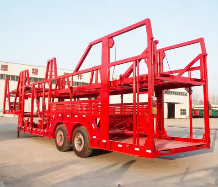 TuQiang Tianjin ODM 8 Car Carrier Trailer Heavy Duty Double Deck Transport Semi Trailer