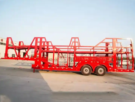 TuQiang Tianjin ODM 8 Car Carrier Trailer Heavy Duty Double Deck Transport Semi Trailer