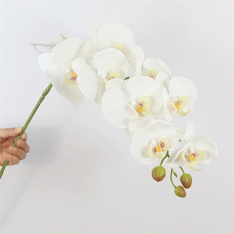 High quality artificial flower9Head7Head phalaenopsis super realistic flower dining-table decoration wedding flower bouquet